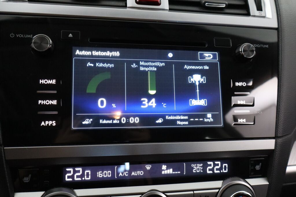 Subaru Outback 2015 2,5i Ridge CVT / Adapt.Vakkari / Suomiauto / Kaistavahti / Lohko+Sp / P.Kamera