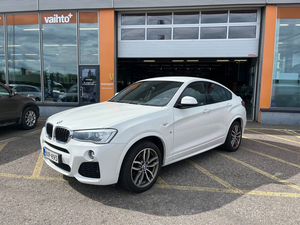 BMW X4 2015 F26 xDrive20d A Business M Sport / Webasto / Vetokoukku / Navi / Muistinahat / Tutkat /