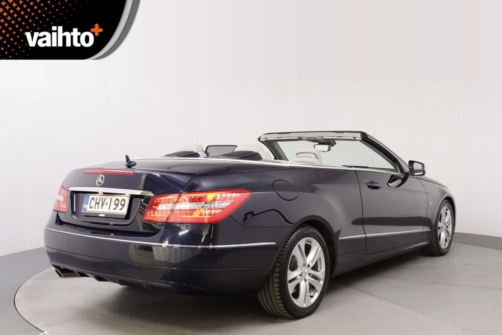 Mercedes-Benz E 2011 250 CDI BE Cabriolet A / Yksiomisteinen suomiauto / Navi / Nahat /  Vakkari /