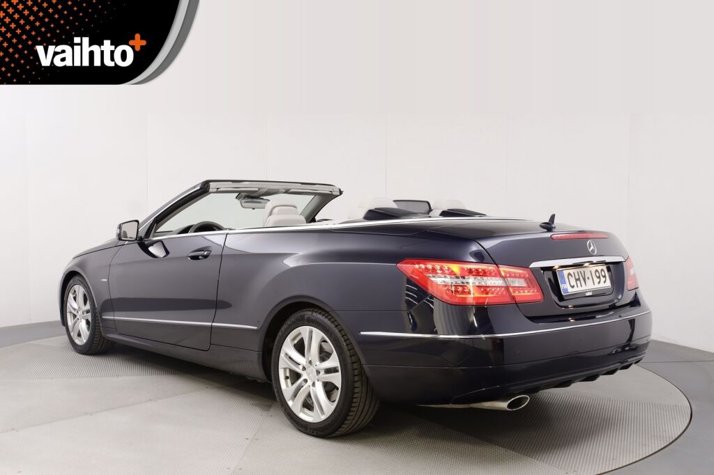 Mercedes-Benz E 2011 250 CDI BE Cabriolet A / Yksiomisteinen suomiauto / Navi / Nahat /  Vakkari /