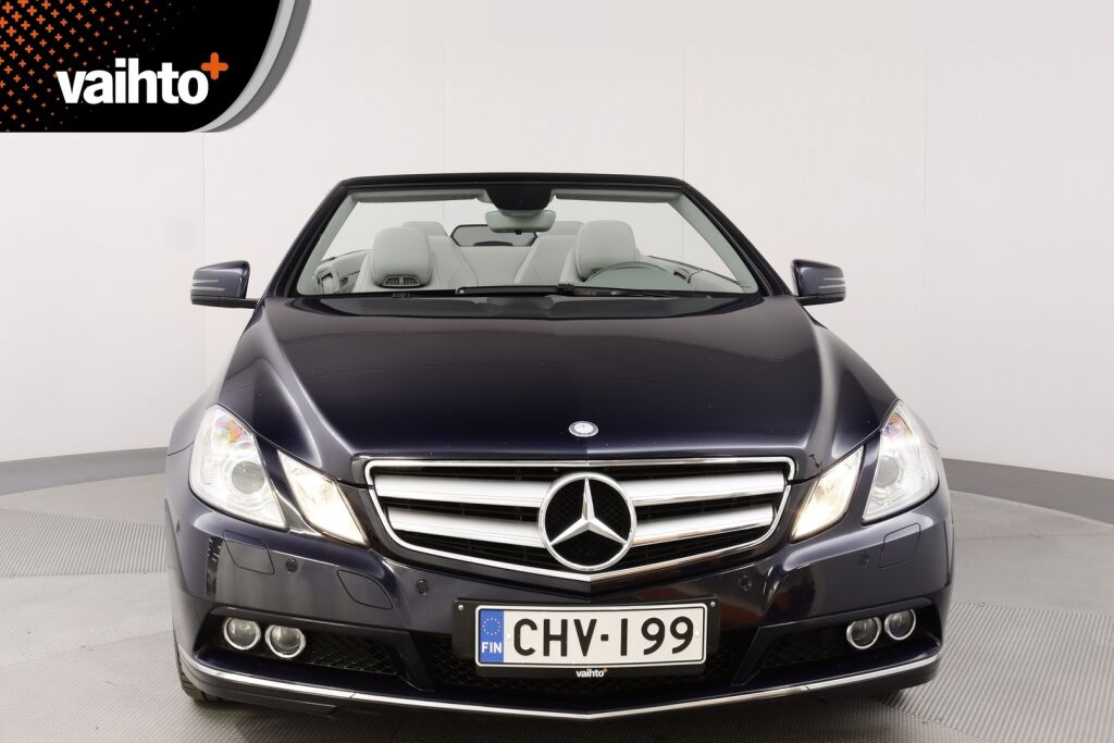 Mercedes-Benz E 2011 250 CDI BE Cabriolet A / Yksiomisteinen suomiauto / Navi / Nahat /  Vakkari /