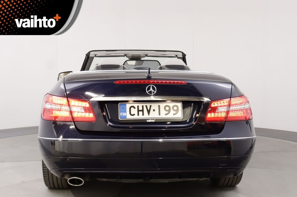 Mercedes-Benz E 2011 250 CDI BE Cabriolet A / Yksiomisteinen suomiauto / Navi / Nahat /  Vakkari /