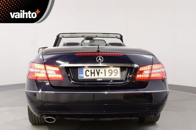 Mercedes-Benz E 2011 250 CDI BE Cabriolet A / Yksiomisteinen suomiauto / Navi / Nahat /  Vakkari /
