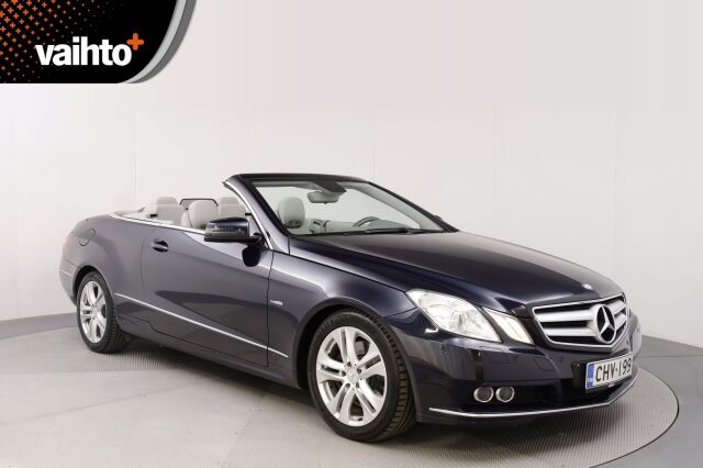 Mercedes-Benz E 2011 250 CDI BE Cabriolet A / Yksiomisteinen suomiauto / Navi / Nahat /  Vakkari /