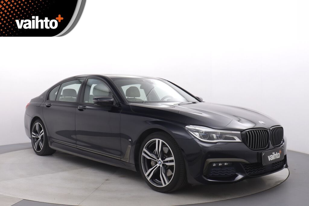 BMW 740 2016 G12 Sedan 740Le iPerformance A xDrive Business Exclusive / M Sport / Comfort istuimet edessä ja takana / Panorama / HUD / ACC /