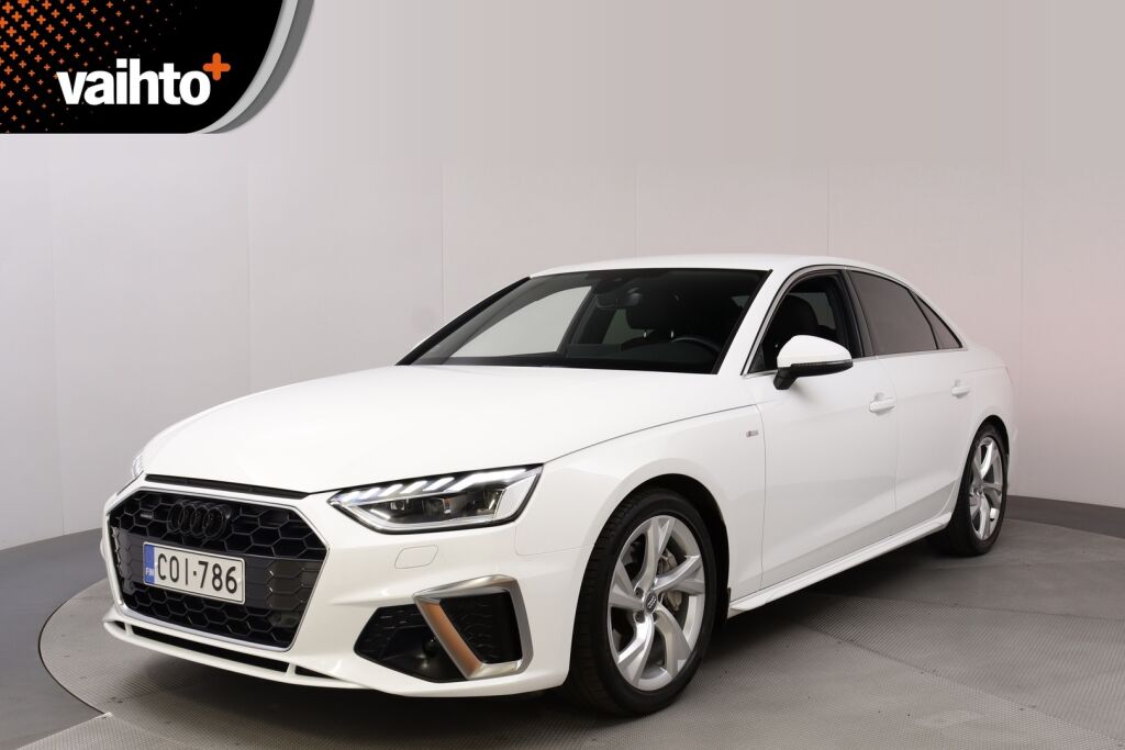 Audi A4 2020 Sedan Business S line Edition 45 TFSI 180 kW MHEV quattro S tronic / Webasto / Vetokoukku / Bang & Olufsen / Matrix Led