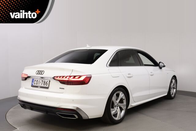 Audi A4 2020 Sedan Business S line Edition 45 TFSI 180 kW MHEV quattro S tronic / Webasto / Vetokoukku / Bang & Olufsen / Matrix Led