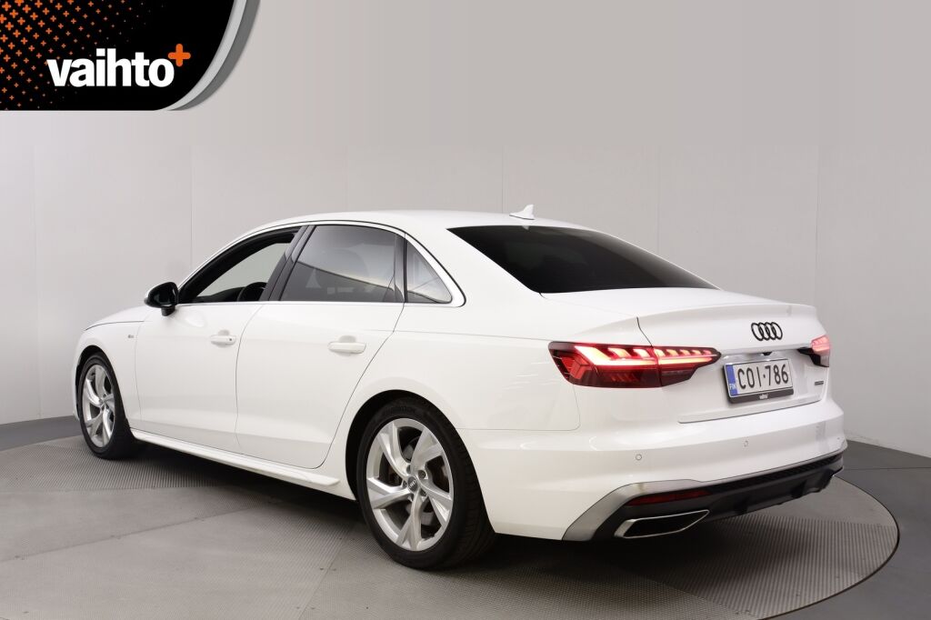 Audi A4 2020 Sedan Business S line Edition 45 TFSI 180 kW MHEV quattro S tronic / Webasto / Vetokoukku / Bang & Olufsen / Matrix Led
