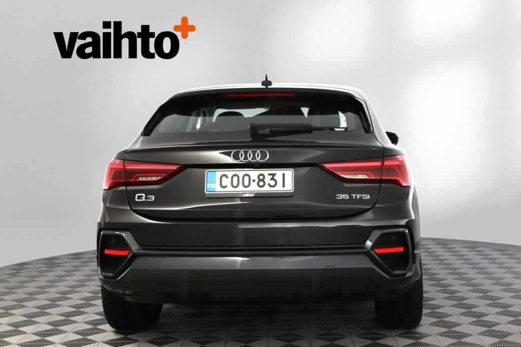 Audi Q3 2020 Sportback Business 35 TFSI 110kW MHEV S tronic / Kamera / Koukku / Webasto / Urheiluistuimet / Acc / Digimittari