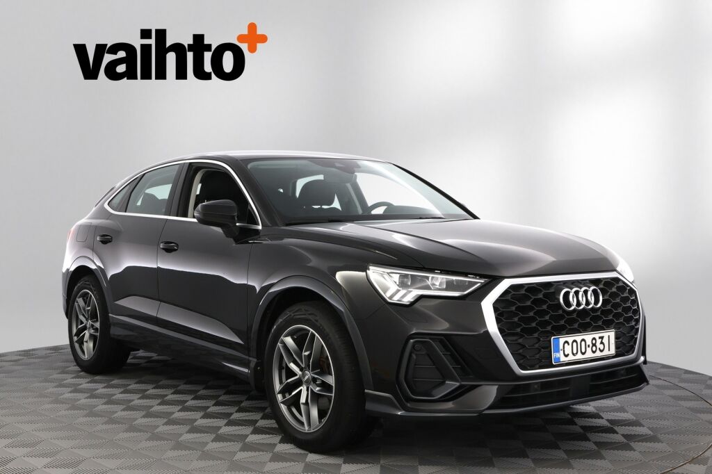 Audi Q3 2020 Sportback Business 35 TFSI 110kW MHEV S tronic / Kamera / Koukku / Webasto / Urheiluistuimet / Acc / Digimittari