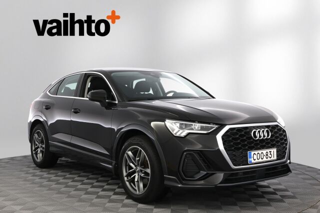 Audi Q3 2020 Sportback Business 35 TFSI 110kW MHEV S tronic / Kamera / Koukku / Webasto / Urheiluistuimet / Acc / Digimittari