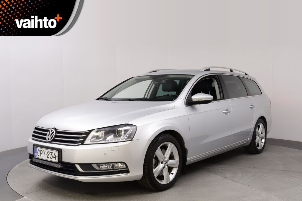 Volkswagen Passat 2012 Variant Highline 2,0 TDI 125 kW (170 hv) BlueMotion Technology 4MOTION DSG-aut / Webasto / Vakkari / Nahat / Vetokoukku /