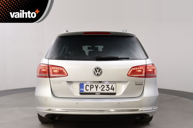 Volkswagen Passat 2012 Variant Highline 2,0 TDI 125 kW (170 hv) BlueMotion Technology 4MOTION DSG-aut / Webasto / Vakkari / Nahat / Vetokoukku /