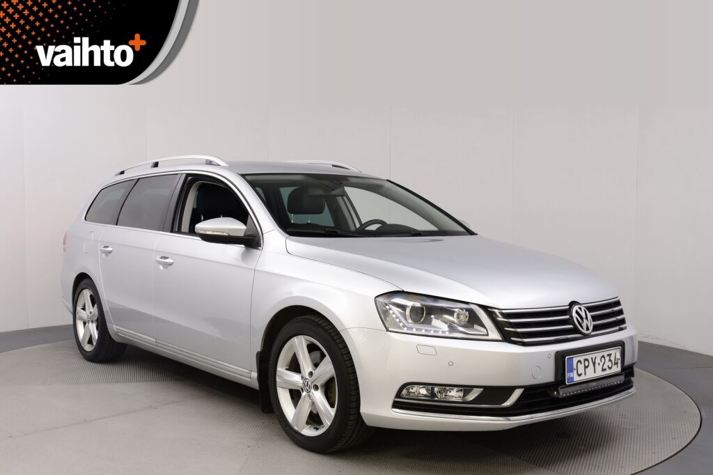Volkswagen Passat 2012 Variant Highline 2,0 TDI 125 kW (170 hv) BlueMotion Technology 4MOTION DSG-aut / Webasto / Vakkari / Nahat / Vetokoukku /