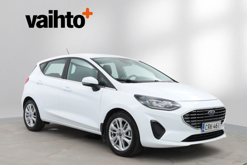 Ford Fiesta 2023 1.0 EcoBoost Hybrid (mHEV) 125hv A7 DCT Titanium 5-ovinen / 1.omistaja / LED / Kaistavahti / Lohko+sisä / Winter Pack /