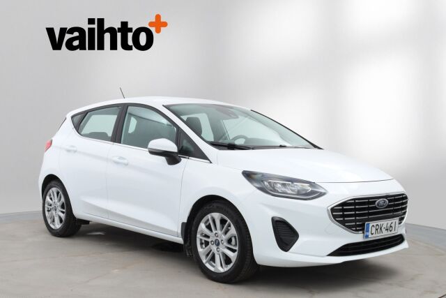 Ford Fiesta 2023 1.0 EcoBoost Hybrid (mHEV) 125hv A7 DCT Titanium 5-ovinen / 1.omistaja / LED / Kaistavahti / Lohko+sisä / Winter Pack /