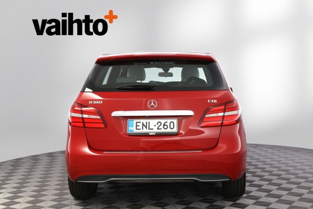 Mercedes-Benz B 2015 180 CDI Premium Business / 1.Omisteinen Suomi-auto / Lohkolämmitin + sisäpistoke / Peruutuskamera