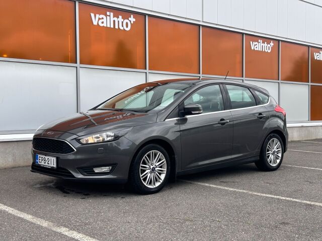 Ford Focus 2018 1,0 EcoBoost 125 hv Start/Stop M6 Edition 5-ovinen / 1-om. Suomiauto / Tutka / Lohko + sisä