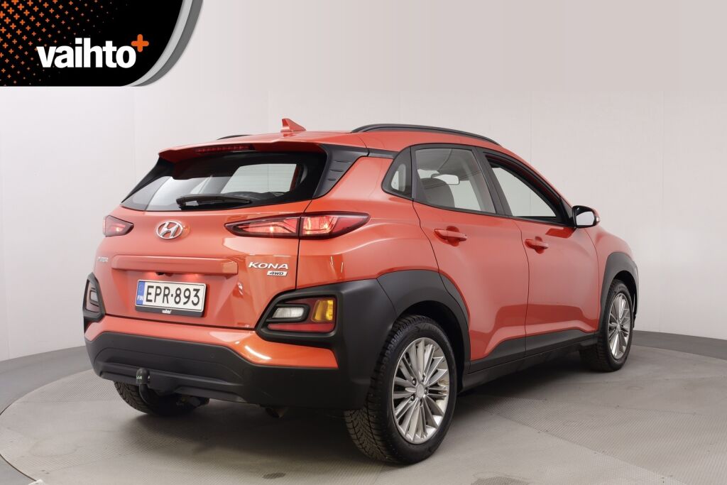 Hyundai KONA 2018 1,6 T-GDI 4WD 7DCT-aut. Comfort NEDC BT / Vetokoukku / KRELL-audio / Navigointi / Peruutuskamera / Suomiauto