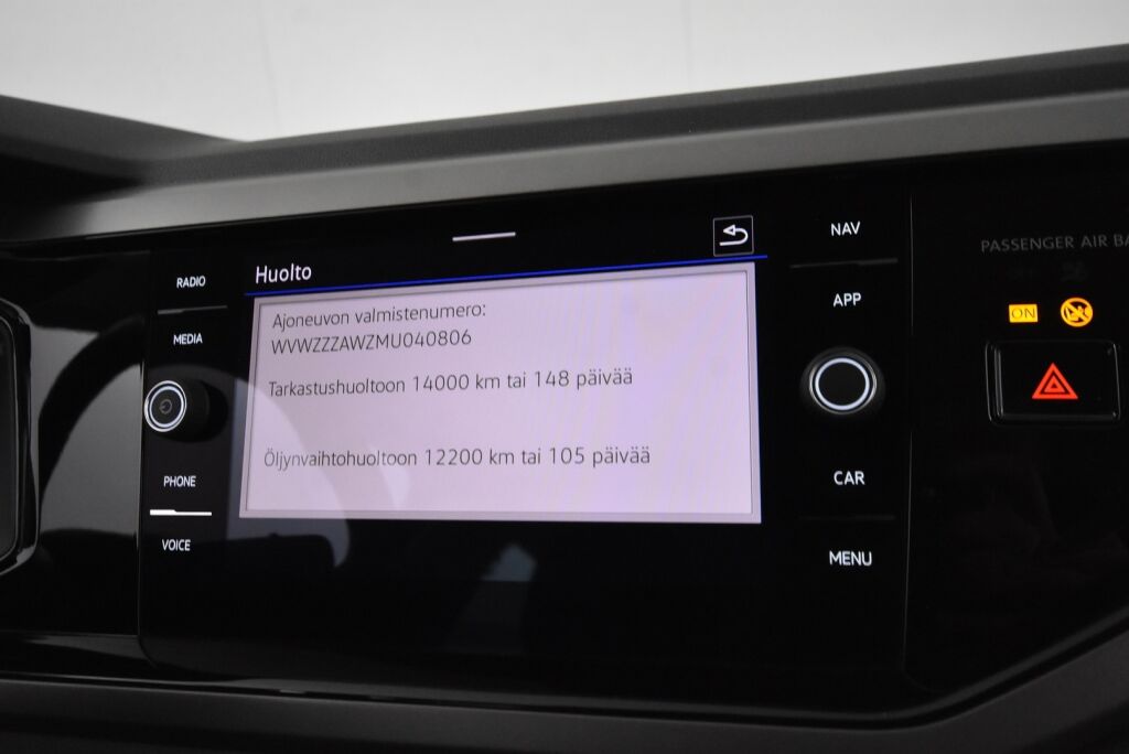 Volkswagen Polo 2021 Style 1,0 TSI 70 kW DSG-automaatti / Adaptiivinen vakionopeudensäädin / 1 Omistaja / Merkkihuoltokirja