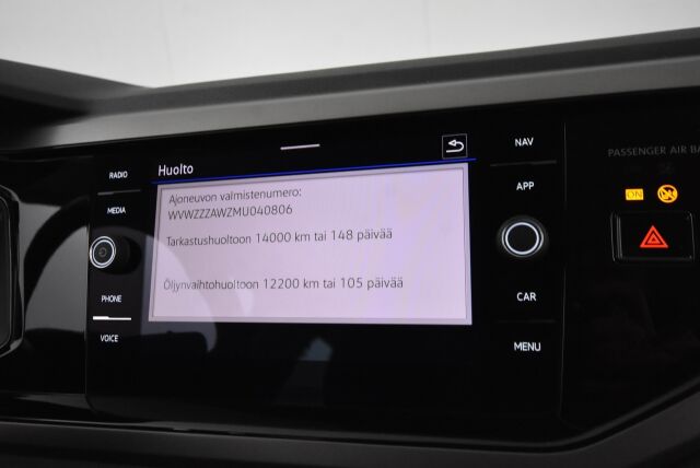 Volkswagen Polo 2021 Style 1,0 TSI 70 kW DSG-automaatti / Adaptiivinen vakionopeudensäädin / 1 Omistaja / Merkkihuoltokirja