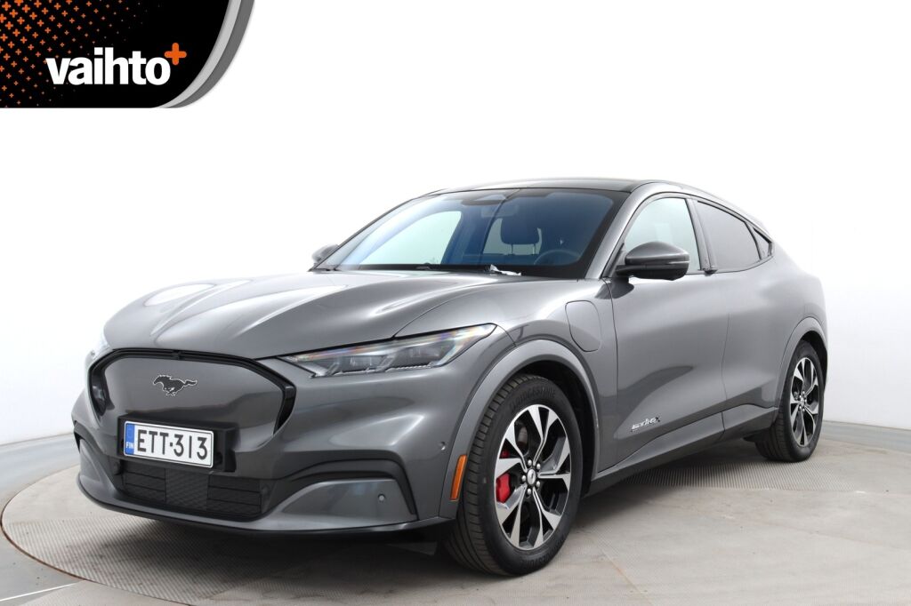 Ford Mustang Mach-E 2021 98kWh 351hv A1 AWD First Edition 5-ovinen B&O / 360° / Adapt. Vakkari / Navi / Nahat