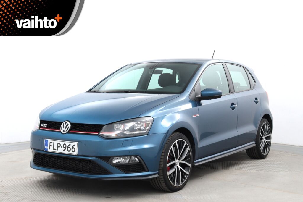 Volkswagen Polo 2015 GTI 1,8 TSI 141 kW (192 hv) BlueMotion DSG / LED ajovalot / Sportti penkit / Flat bottom ratti / Vakkari / Tutkat E+T /
