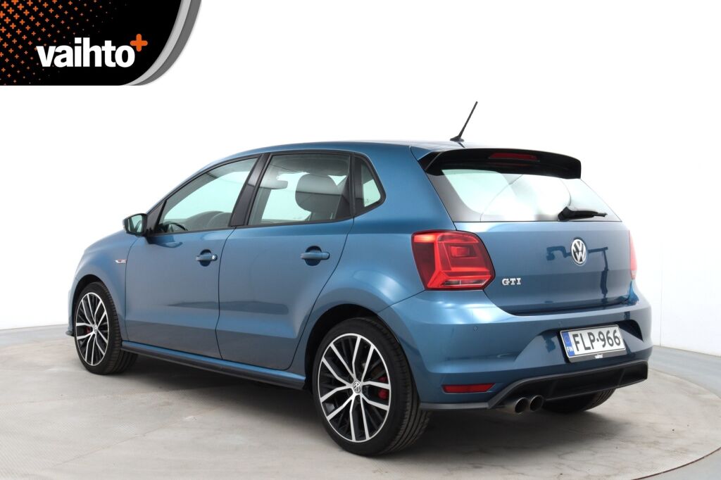 Volkswagen Polo 2015 GTI 1,8 TSI 141 kW (192 hv) BlueMotion DSG / LED ajovalot / Sportti penkit / Flat bottom ratti / Vakkari / Tutkat E+T /
