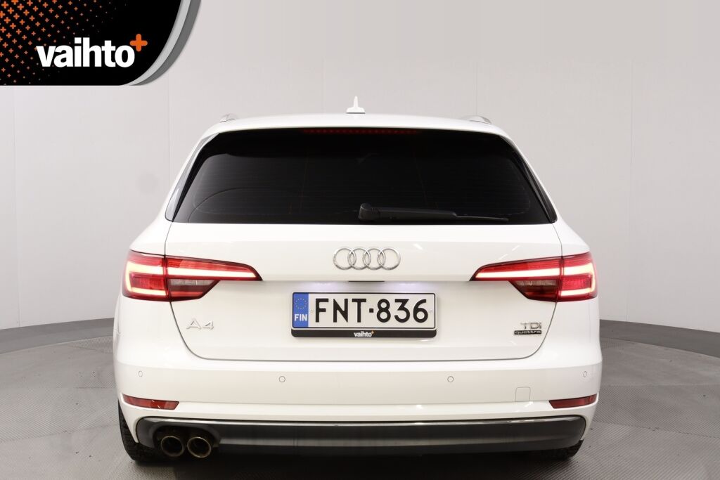 Audi A4 2016 Avant Business Sport 2,0 TDI 140 kW quattro S tronic / Sähköinen vetokoukku / Navigointi / Digitaalimittaristo - RAHOITUS TÄHÄN AUTOON VAIN 3.99% - 