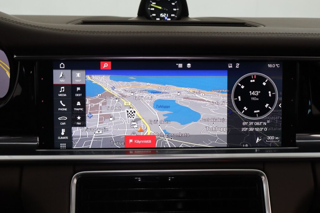 Porsche Panamera 2018 4 E-Hybrid / Sport-putkisto / Muistipenkki / Nahkaverhoilu / Match DSP /