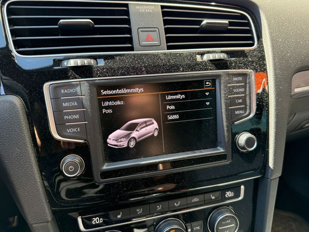 Volkswagen Golf 2016 R-Line 1,4 TSI 110 kW (150 hv) ACT DSG-automaatti / Webasto / Adapt. vakkari /  Xenon-ajovalot / Jakopää tehty 07/2025
