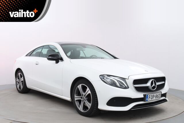 Mercedes-Benz E 2018 220 d 4Matic A Coupé / Suomiauto / Lasikattoluukku / Sähk. Koukku / P-Kamera