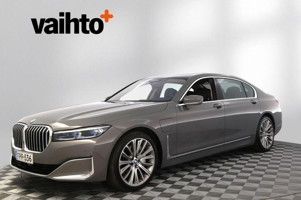 BMW 745 2019 G12 Sedan 745Le A xDrive H&K / HUD / Laser / Ilma-alusta / ACC / 4-pyöräohj. / Soft Close / Kattoluukku / 360 /  Comfort-istuimet- Muisti, Hieronta, Ilmastointi