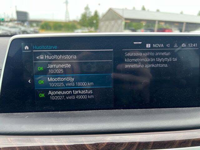 BMW 745 2019 G12 Sedan 745Le A xDrive H&K / HUD / Laser / Ilma-alusta / ACC / 4-pyöräohj. / Soft Close / Panorama / 360 /  Comfort-istuimet- Muisti, Hieronta, Ilmastointi