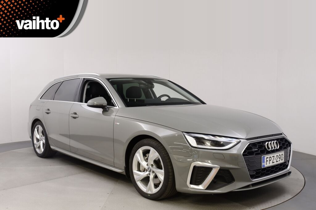Audi A4 2020 Avant Business S line Comfort Edition 40 TDI 140 kW quattro S tronic / Webasto / Suomi-auto / Koukku / Kamera / Digimittari / Huollettu 11/24