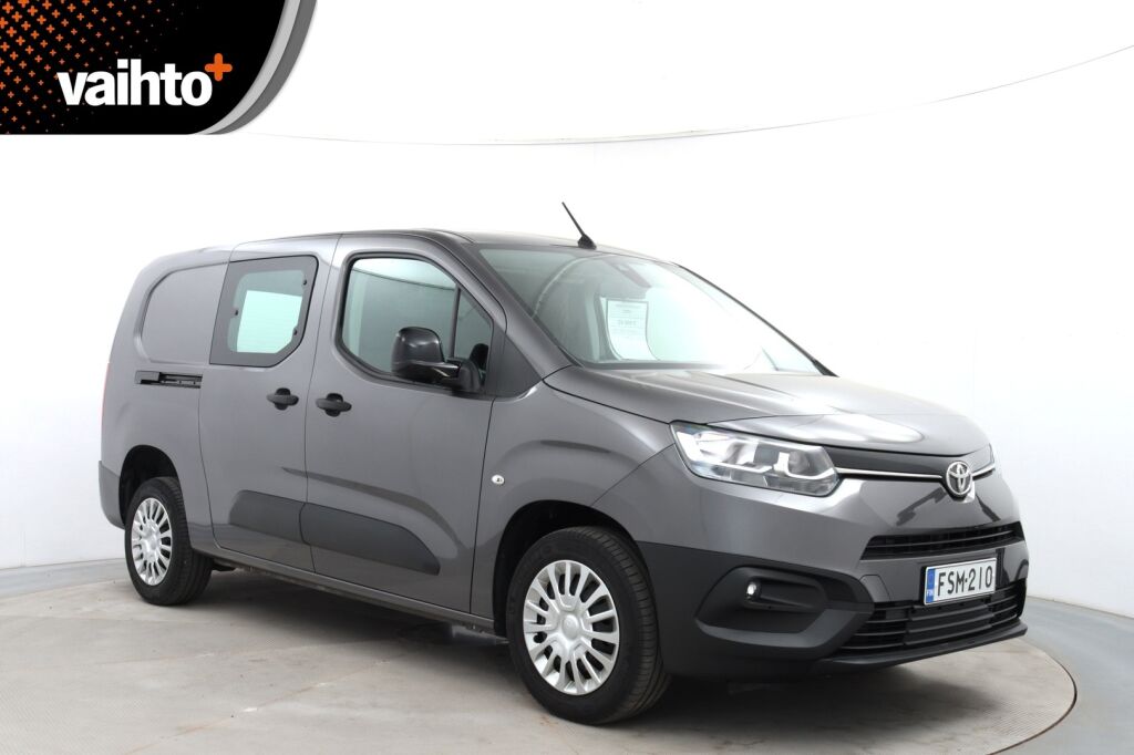 Toyota Proace CITY 2023 Active L2 1,5D 130 Automaatti 5ov 2510 / ALV / Tehdastakuu / Suomiauto / Webasto / Vakkari / Lämpölasi / Metalliväri