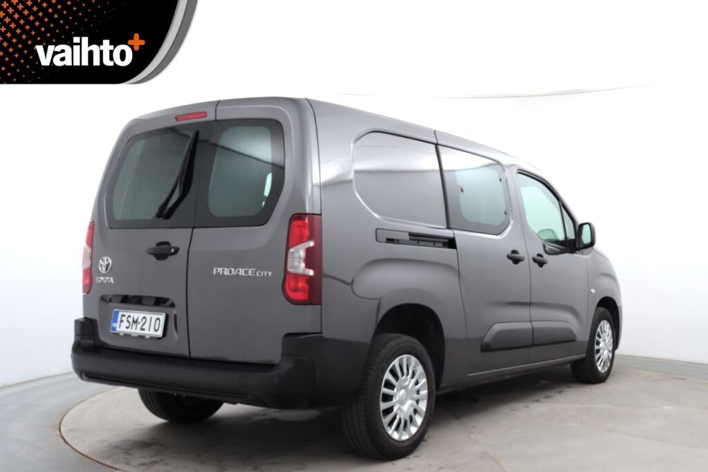 Toyota Proace CITY 2023 Active L2 1,5D 130 Automaatti 5ov 2510 / ALV / Tehdastakuu / Suomiauto / Webasto / Vakkari / Lämpölasi / Metalliväri