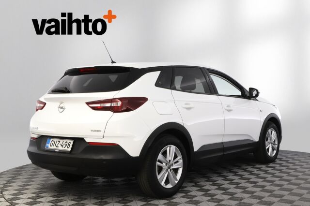 Opel Grandland X 2019 Comfort 130 Turbo A/T / Liikennemerkkien tunnistus / Kaistavahti / Jakopää tehty 2023 / Uusi tuulilasi