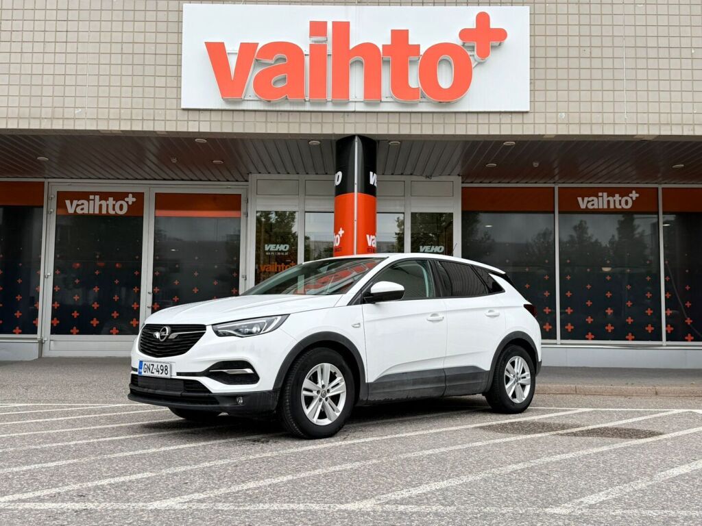 Opel Grandland X 2019 Comfort 130 Turbo A/T / Liikennemerkkien tunnistus / Kaistavahti / Jakopää tehty 2023 / Uusi tuulilasi