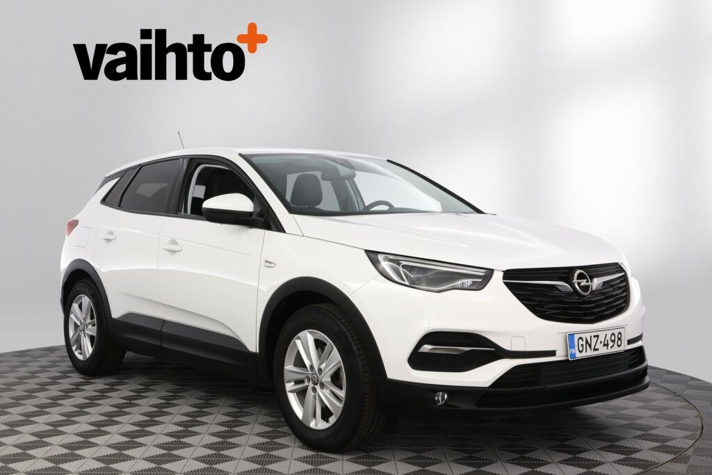 Opel Grandland X 2019 Comfort 130 Turbo A/T / Liikennemerkkien tunnistus / Kaistavahti / Jakopää tehty 2023 / Uusi tuulilasi