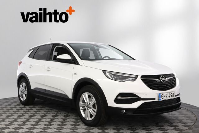 Opel Grandland X 2019 Comfort 130 Turbo A/T / Liikennemerkkien tunnistus / Kaistavahti / Jakopää tehty 2023 / Uusi tuulilasi