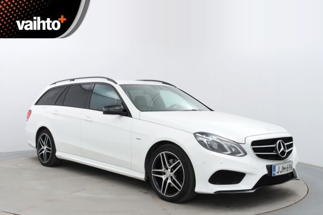 Mercedes-Benz E 2015 220 BlueTec T 4Matic A Business / AMG line / Webasto / Vetokoukku / P.Kamera / Night / Tutkat / - RAHOITUS TÄHÄN AUTOON VAIN 3.99% - 