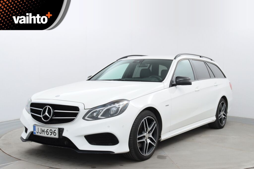 Mercedes-Benz E 2015 220 BlueTec T 4Matic A Business / AMG line / Webasto / Vetokoukku / P.Kamera / Night / Tutkat / - RAHOITUS TÄHÄN AUTOON VAIN 3.99% - 
