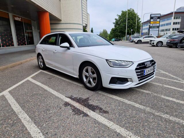 Audi A4 2019 Avant Business Advanced 40 TFSI 140 kW MHEV S tronic / Webasto / Koukku / Suomi-auto / LED valot