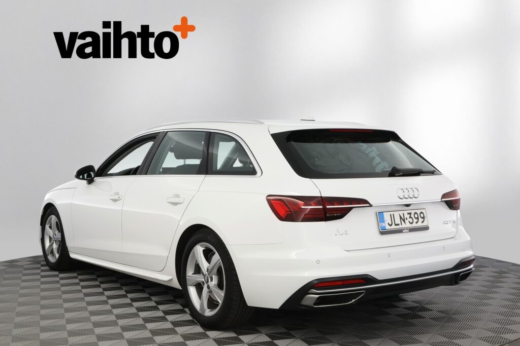 Audi A4 2019 Avant Business Advanced 40 TFSI 140 kW MHEV S tronic / Webasto / Koukku / Suomi-auto / LED valot