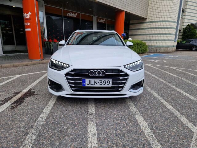 Audi A4 2019 Avant Business Advanced 40 TFSI 140 kW MHEV S tronic / Webasto / Koukku / Suomi-auto / LED valot
