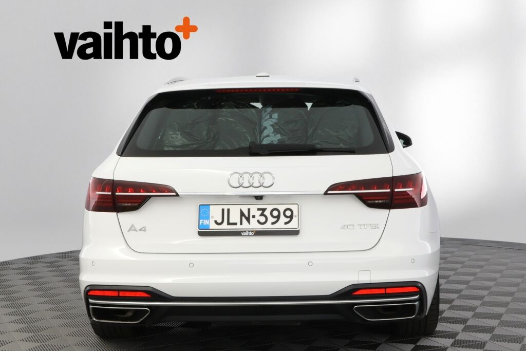 Audi A4 2019 Avant Business Advanced 40 TFSI 140 kW MHEV S tronic / Webasto / Koukku / Suomi-auto / LED valot