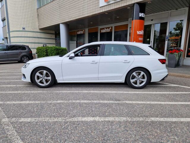Audi A4 2019 Avant Business Advanced 40 TFSI 140 kW MHEV S tronic / Webasto / Koukku / Suomi-auto / LED valot