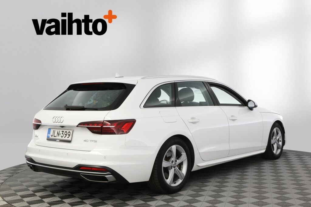 Audi A4 2019 Avant Business Advanced 40 TFSI 140 kW MHEV S tronic / Webasto / Koukku / Suomi-auto / LED valot