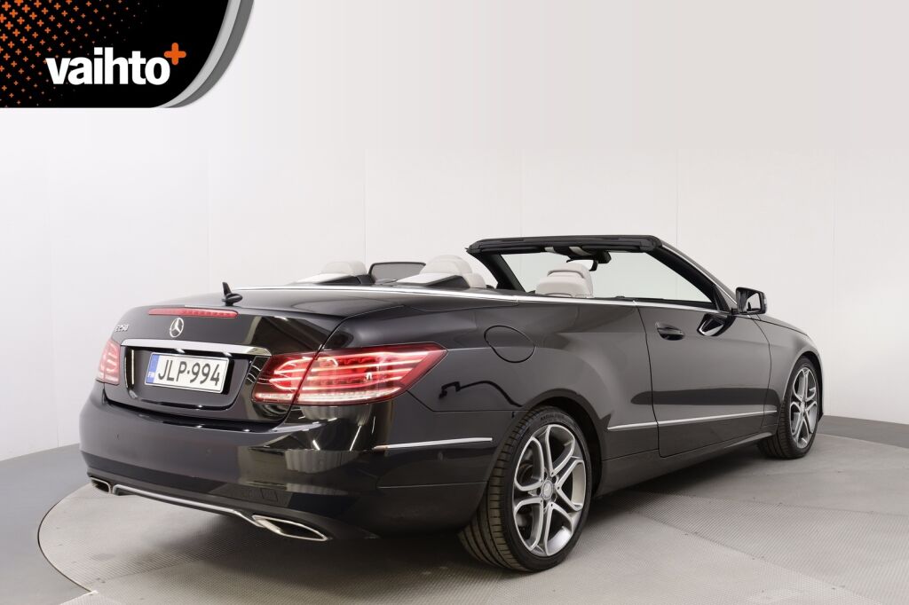 Mercedes-Benz E 2013 250 BE Cabriolet A / ILS / Harman Kardon / Nahkasisusta / Airscarf / Juuri huollettu